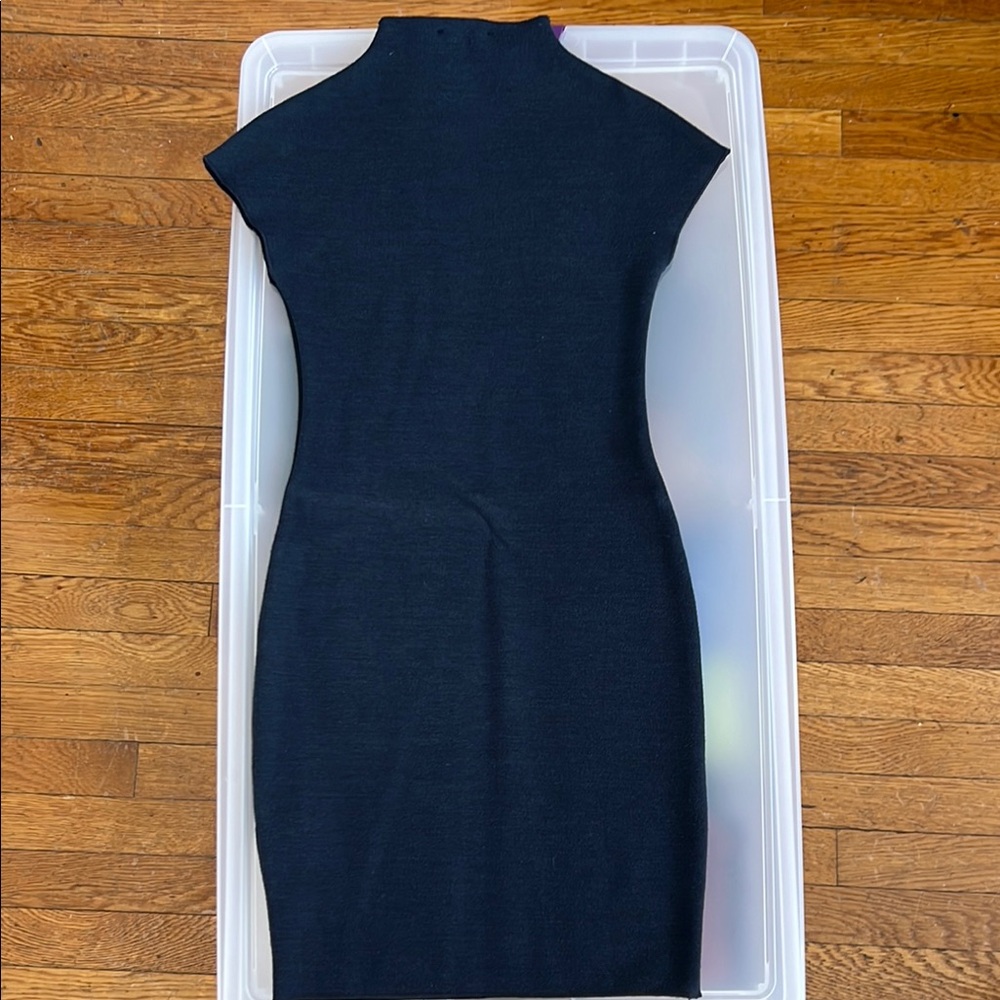 Zara Navy Blue Sleeveless Dress - Picture 4 of 6